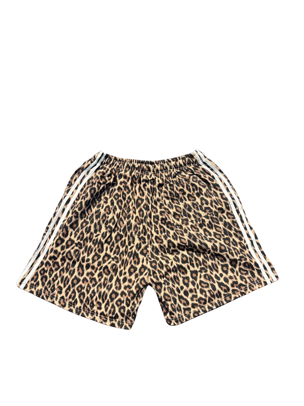 "GYS" Heavyweight Leopard Drawstring Shorts