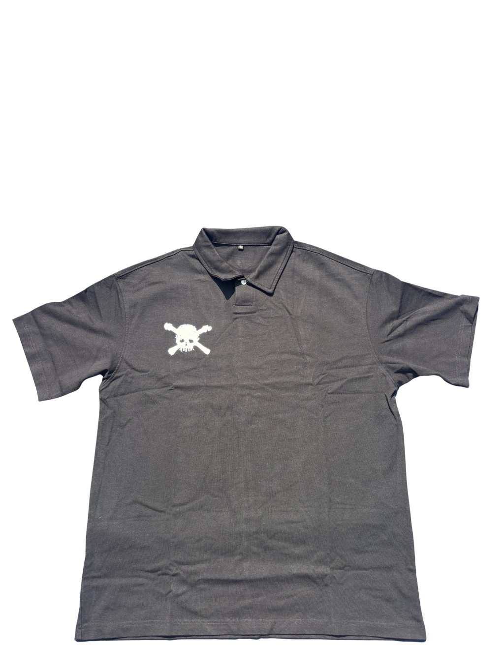 "Midnight Club" Loose Cotton Short-Sleeve Polo