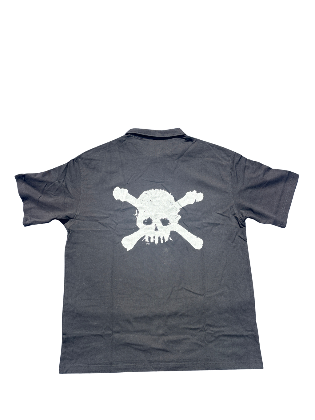"Midnight Club" Loose Cotton Short-Sleeve Polo