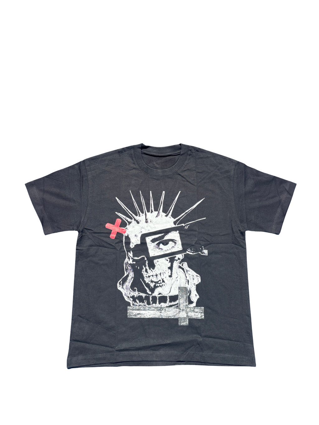"Spiked Liberty" Cotton T-Shirt