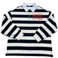 "My Judgment Day" stripped polo long sleeve