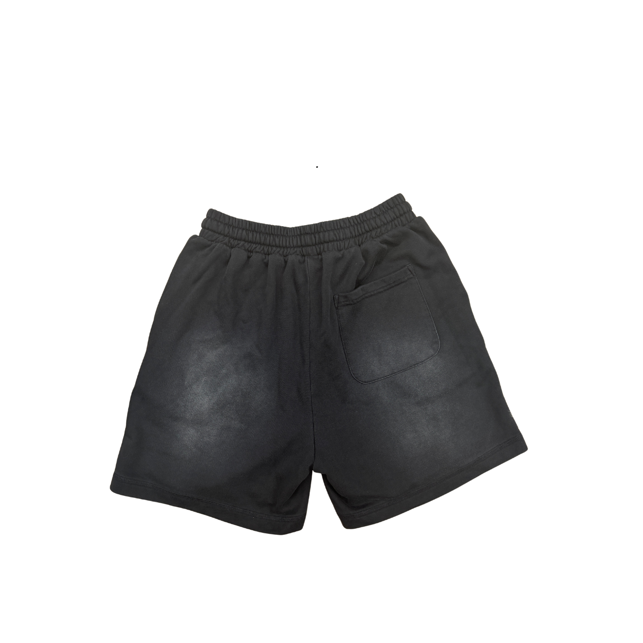 "GYS" Sun Fade Raw Edge Cotton Shorts
