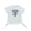 Women's Drawstring T-Shirt (White)