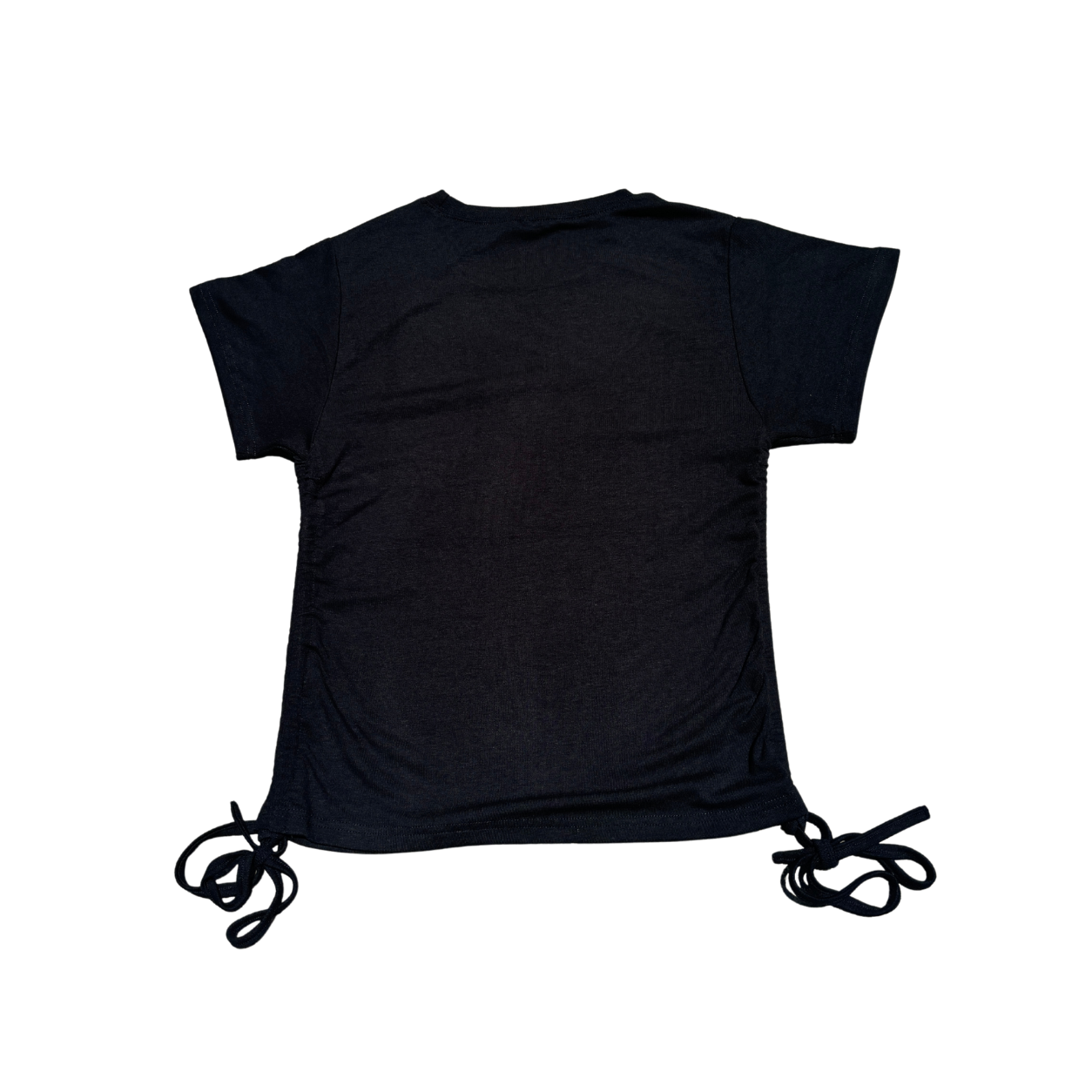 Women's Drawstring T-Shirt (Black)