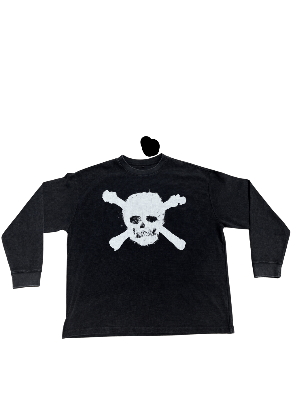 "Bone Riot" Mineral Wash Waffle LongSleeve