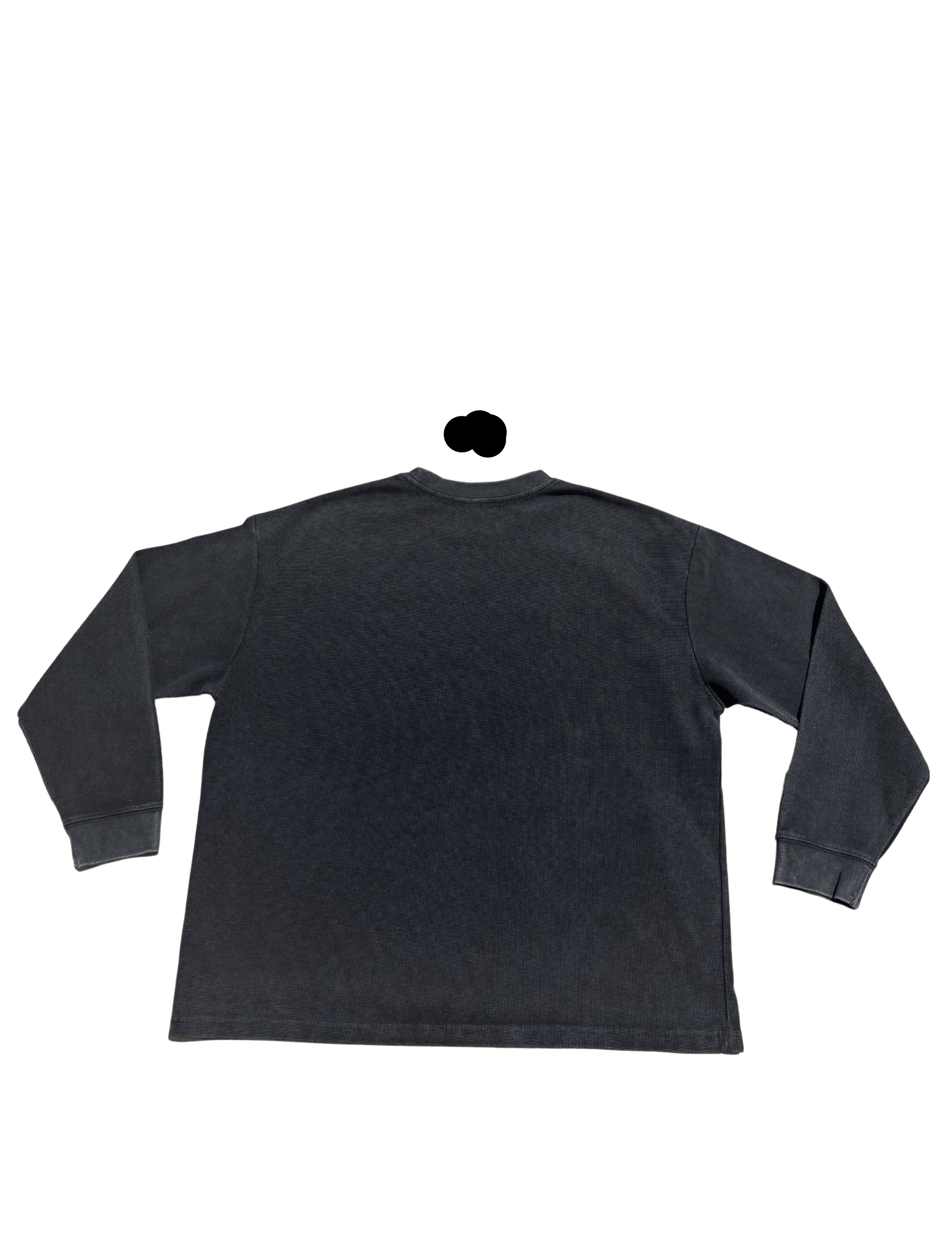 "Bone Riot" Mineral Wash Waffle LongSleeve